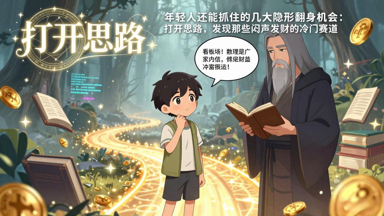 付费文1+2：年轻人还能抓住的几大隐形翻身机会：打开思路，发现那些闷声发财的冷门赛道-800资源网