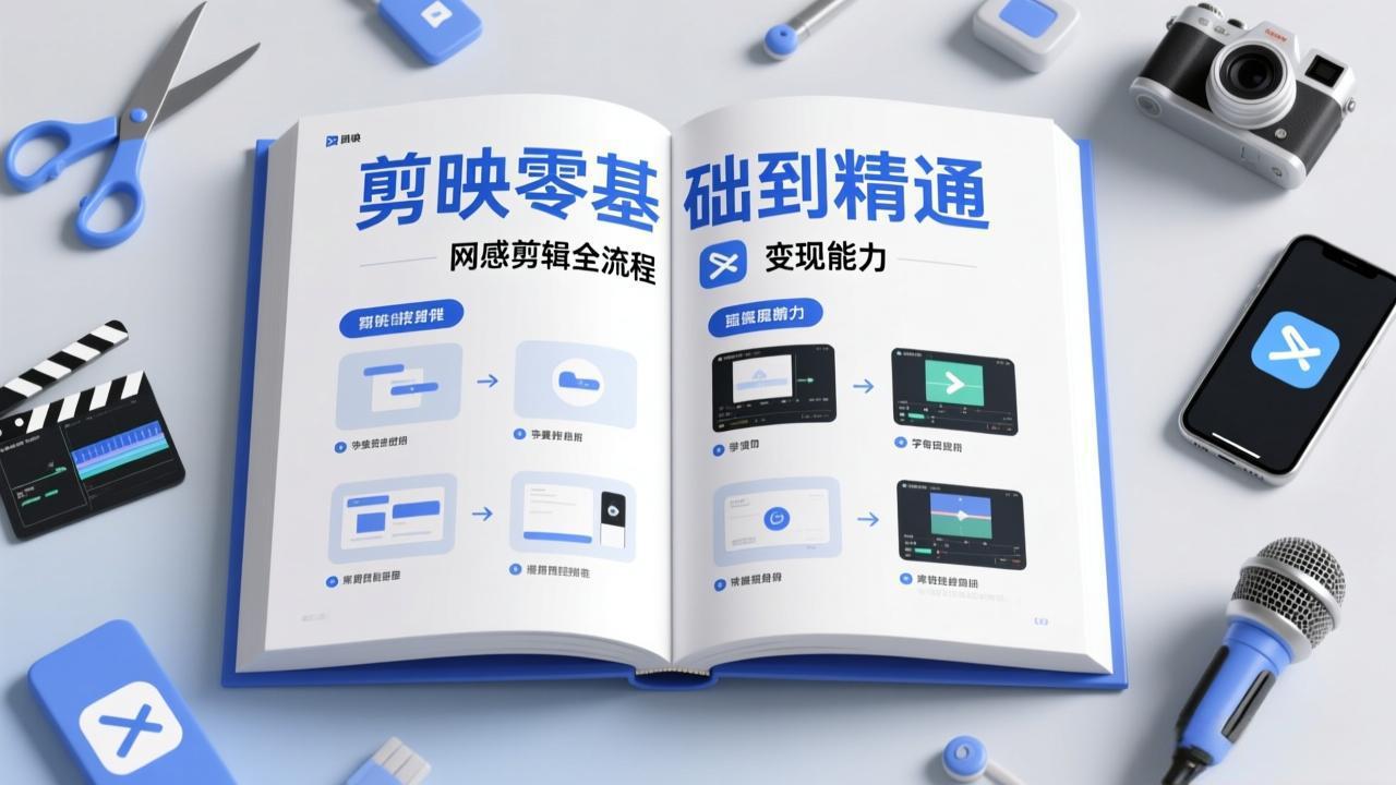 剪映零基础也能快速上手，从入门到精通掌握网感剪辑全流程，掌握能直接变现的剪辑能力-800资源网