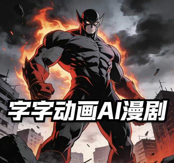 字字动画AI漫剧2026年第1期系统课程，小白看完就能学会实操的漫剧课，单人月收1-3W-800资源网