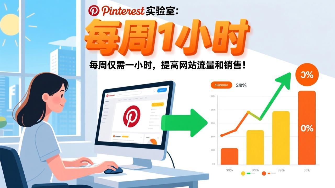 Pinterest实验室:每周仅需一小时,提高网站流量和销售!-800资源网