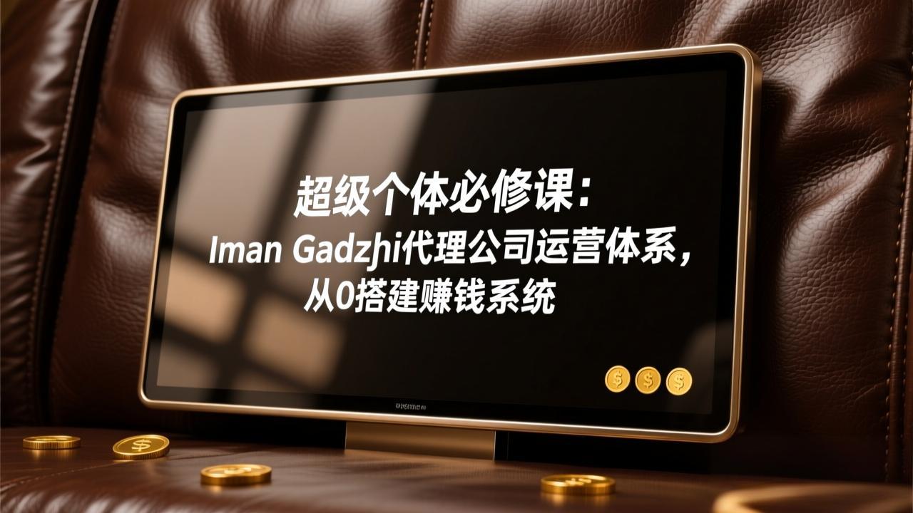 超级个体必修课:Iman Gadzhi代理公司运营体系,从0搭建赚钱系统-800资源网