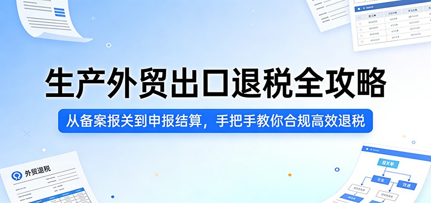 生产外贸出口退税全攻略:从备案报关到申报结算,手把手教你合规高效退税-800资源网