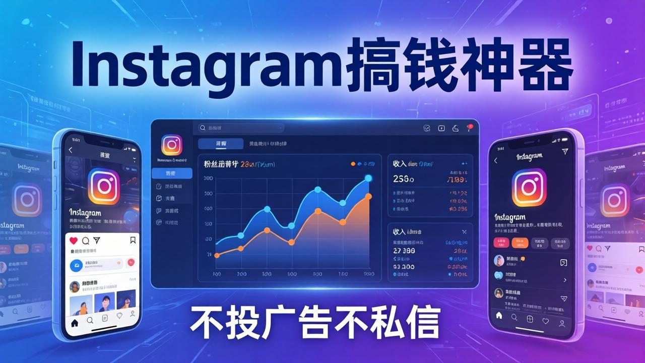 Instagram搞钱神器:月涨6万粉+月入5万刀,不投广告不私信,靠算法+低价产品-800资源网
