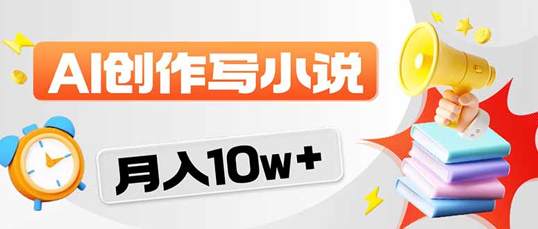 2026风口项目AI写小说 轻松实现月入10w+-800资源网