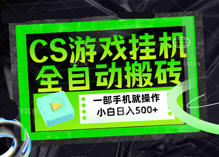 CSGO游戏挂机捡漏搬砖，超稳定的项目，带领1000+小白实现日入500+，数据可视频验证-800资源网