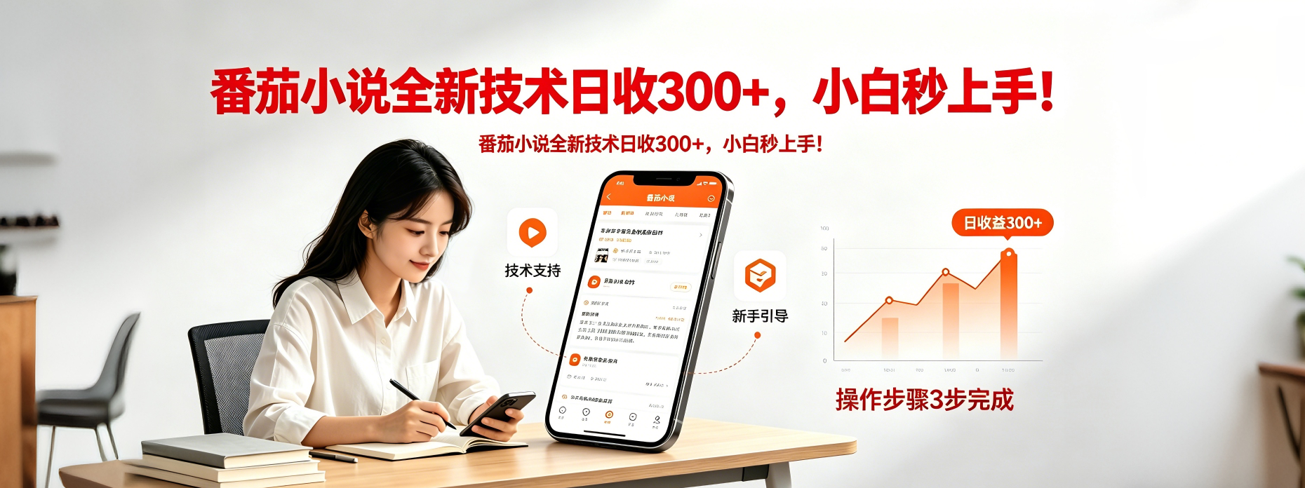番茄小说全新技术全新玩法！无脑日收300+-800资源网