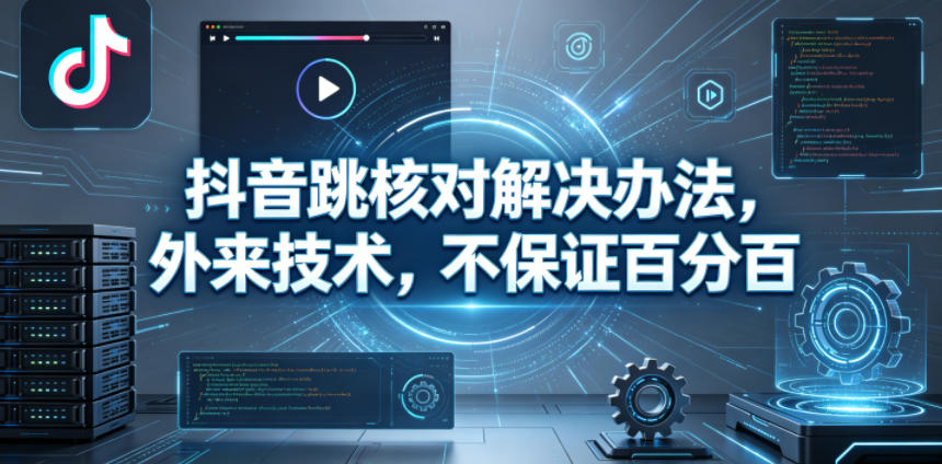 抖音跳核对解决办法,外来技术,不保证百分百-800资源网