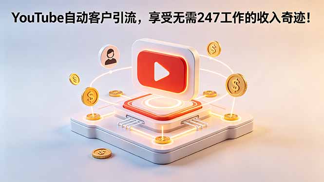 YouTube 自动客户引流，享受无需 247 工作的收入奇迹！【原创双语字幕】-800资源网