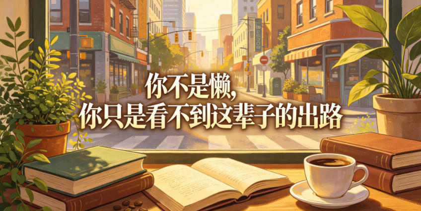 付费文章：你不是懒，你只是看不到这辈子的出路-800资源网