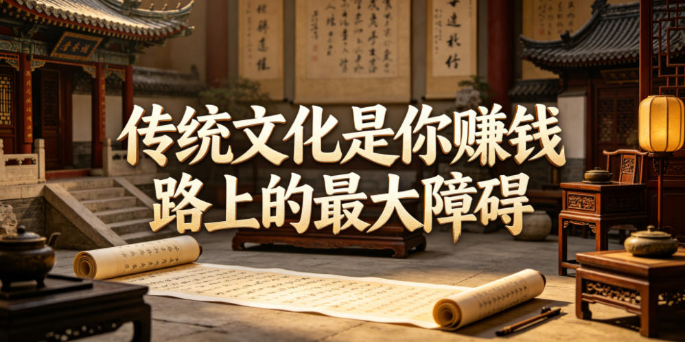 付费文章：传统文化是你賺钱路上的最大障碍-800资源网