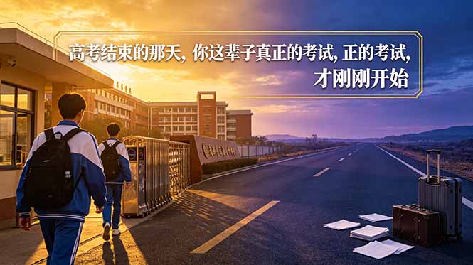 付费文章:高考结束的那天,你这辈子真正的考试,才刚刚开始-800资源网