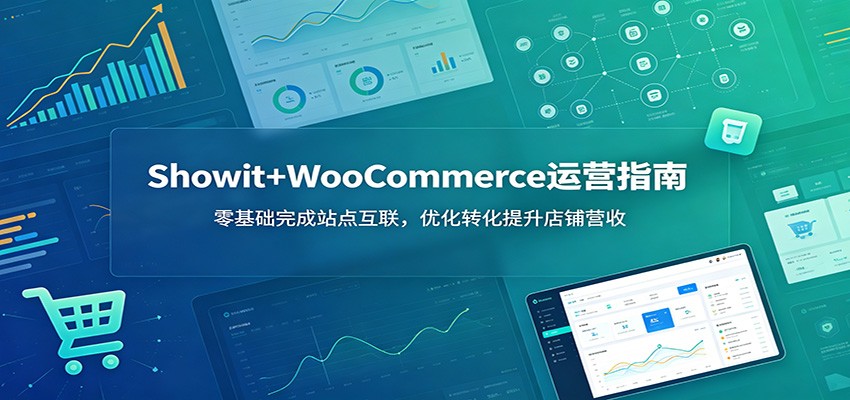 Showit+WooCommerce运营指南:零基础完成站点互联,优化转化提升店铺营收-800资源网