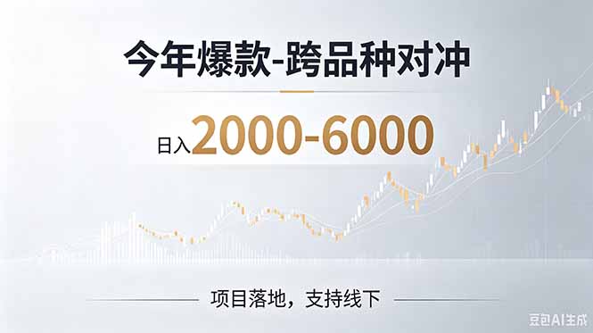 2026创业新风口—跨品种对冲震撼首发!日收益2000-6000+,项目绿色长久,安全稳健-800资源网
