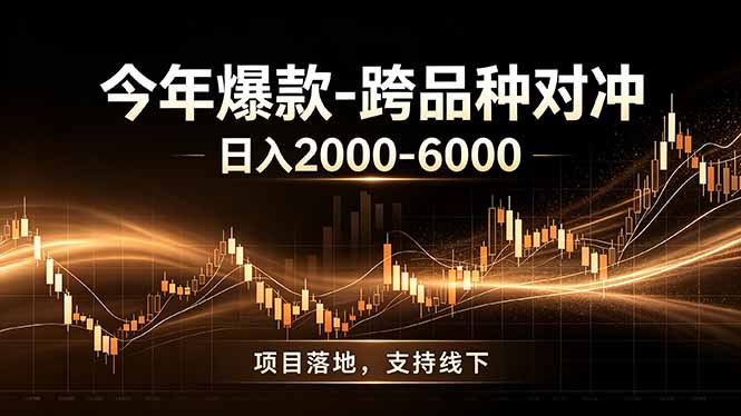 全新跨品种对冲模式上线！日稳定盈利 2000-6000，合规长久可批量放大-800资源网
