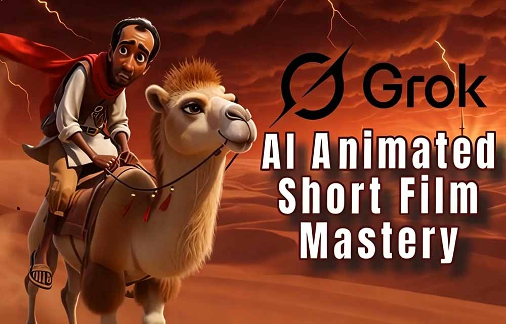 Grok Imagine AI故事动画短片实战:电影级视觉效果+角色一致性+高级提示词+后期剪辑全流程