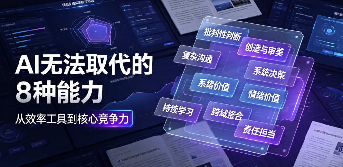 付费文章：AI无法取代的8种能力-800资源网