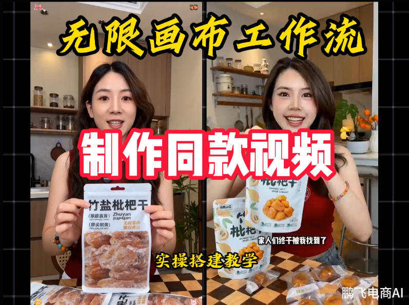 无限画布工作流一键复刻爆款带货视频,实操搭建,操作简单-800资源网