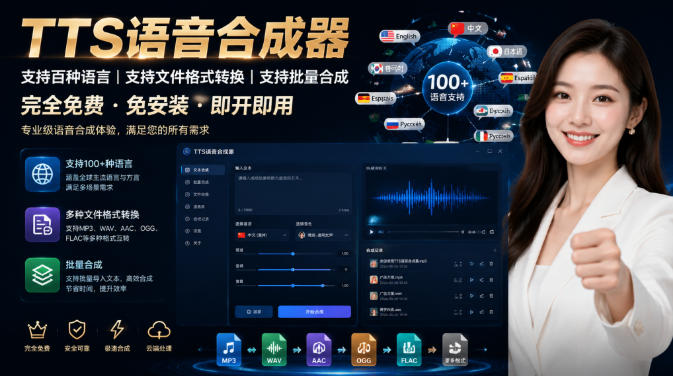 最新TTS配音,支持批量,支持文件格式转换,功能超多-800资源网