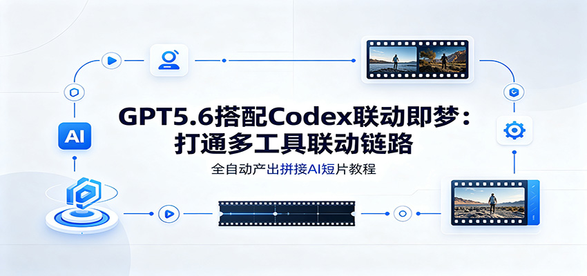 GPT5.6搭配Codex联动即梦:打通多工具联动链路,全自动产出拼接AI短片教程-800资源网