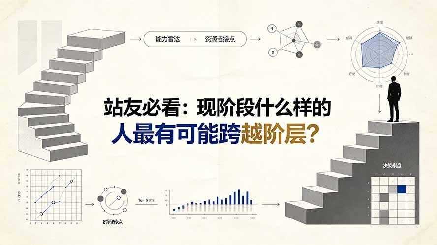 付费文章:站友必看:现阶段什么样的人最有可能跨越阶层?-800资源网