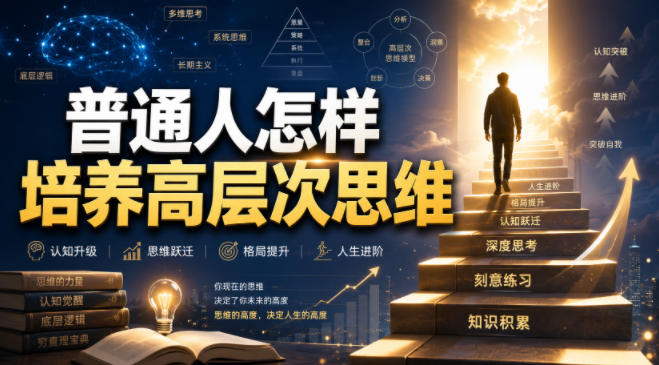 付费文章:普通人怎样培养高层次思维-800资源网