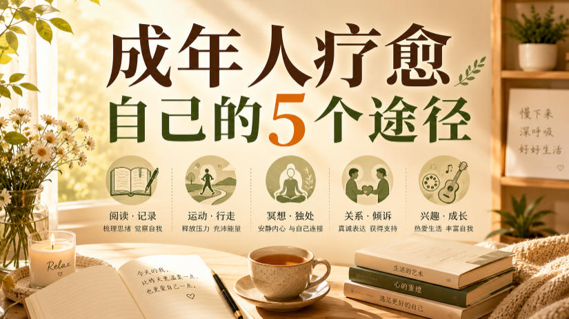 付费文章：成年人疗愈自己的5个途径-800资源网