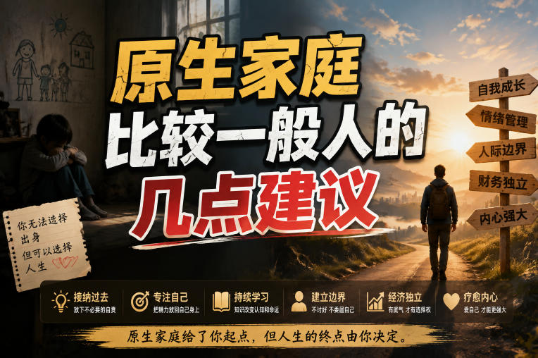 付费文章:给原生家庭比较一般人的几点建议-800资源网