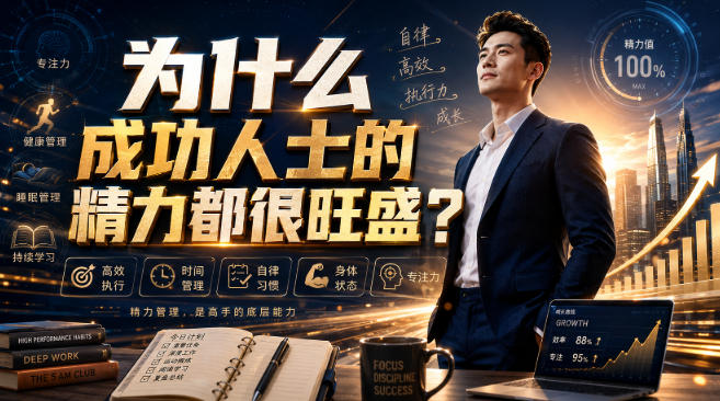 付费文章:为什么成功人士的精力都很旺盛?-800资源网