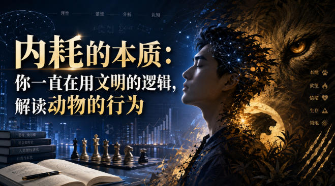 付费文章:内耗的本质:你一直在用文明的逻辑,解读动物的行为-800资源网