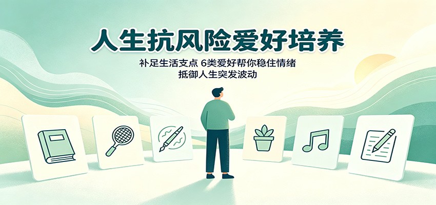 人生抗风险爱好培养:补足生活支点,6类爱好帮你稳住情绪,抵御人生突发波动-800资源网