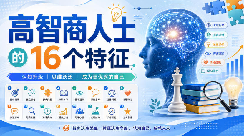 付费文章:高智商人士的16个特征-800资源网