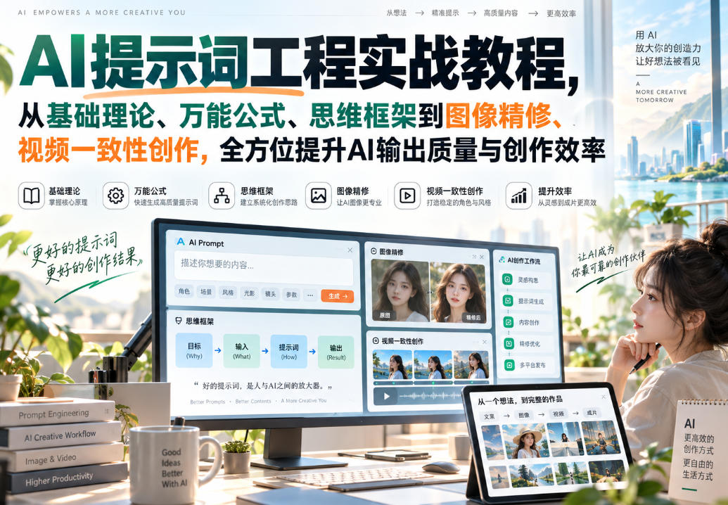 零基础也能做商业动画！全套AIGC动画漫剧实战教程，从底层逻辑到广告成片一键精通（更新0905）