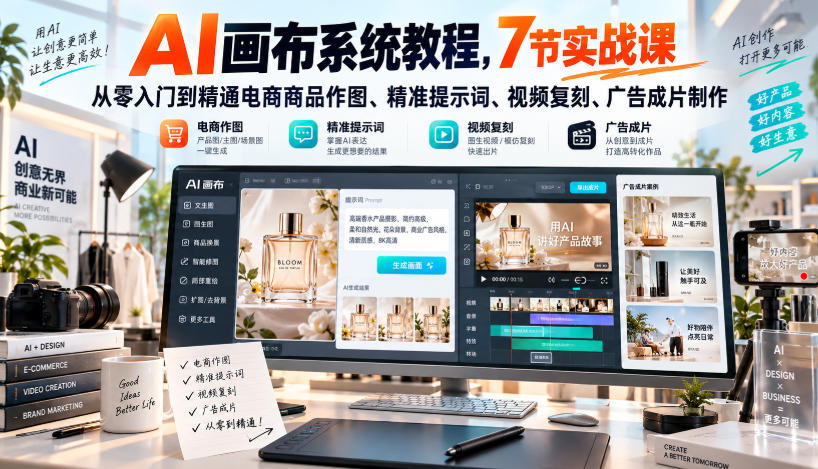 帧心话AI动画教学｜从写剧本、出画面到成片剪辑，手把手教会零基础学员独立制作爆款情感漫剧（更新0913）